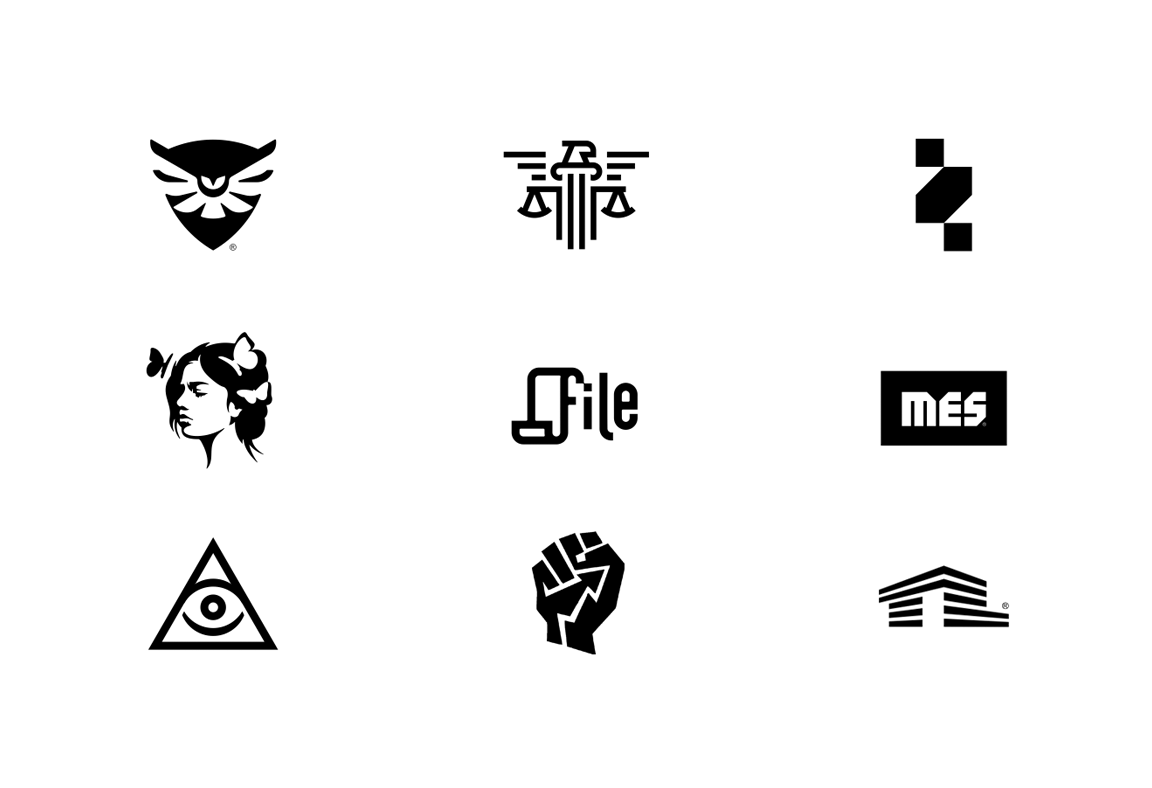 Logo Collection (January to July 2023) attorney compilation design female illuminati lawyer logo minimal mix owl real estate realestate wordmark