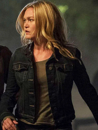 Julia Stiles Jason Bourne Black Denim Jacket black denim jacket