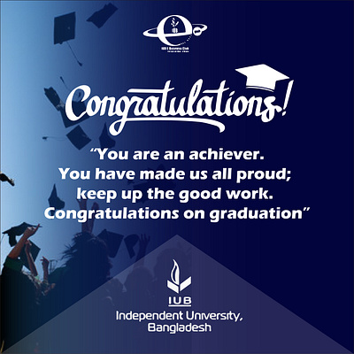 Congratulating the Graduates branding graphic design post social
