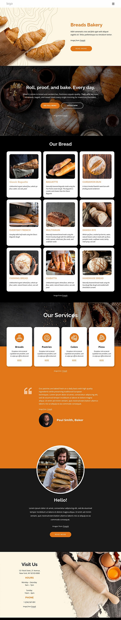 Classic Bakery branding design graphic design