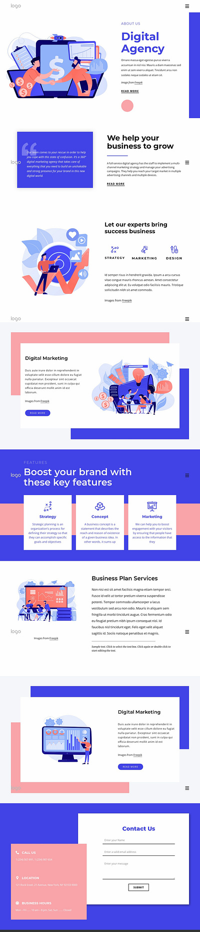 Digital Marketing Agency design graphic design illustration ui