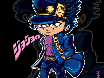 Hood Kujo Jotaro by TotoMaru Audio Visual on Dribbble