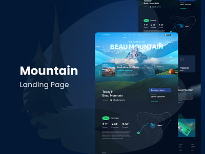 Mountain Explorer Website design figma graphic design illustration ui ux