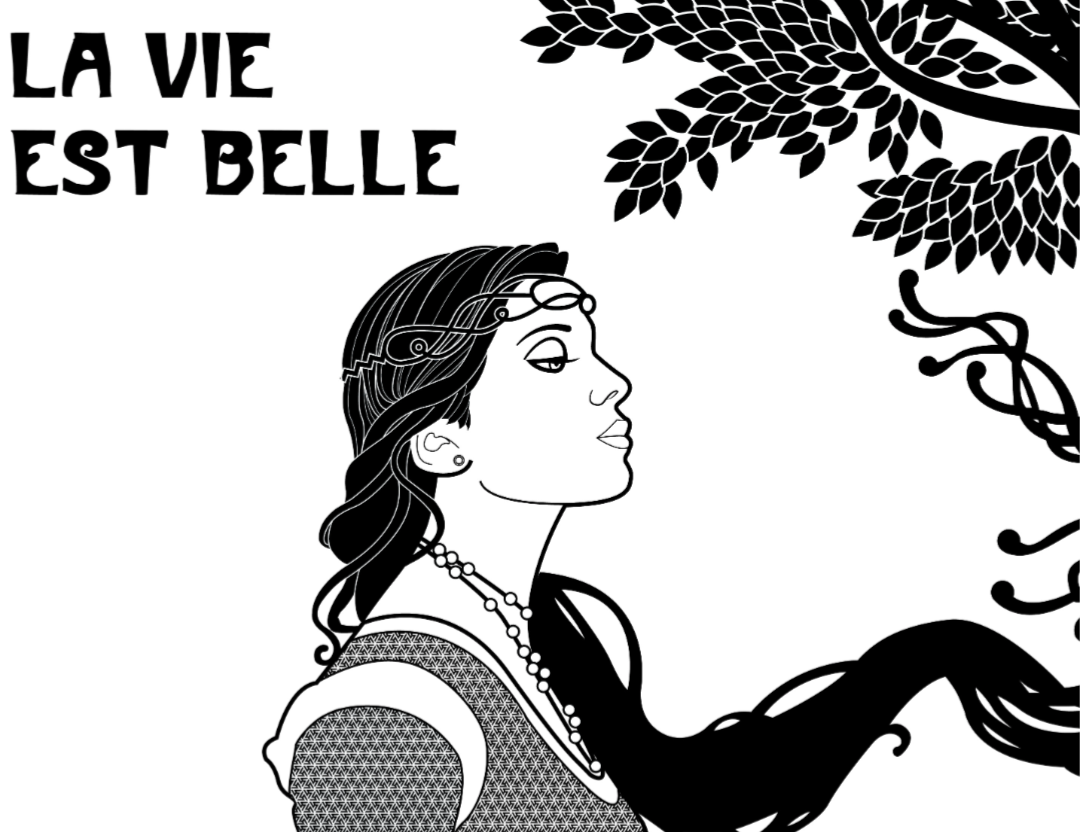 Art Nouvogue art art deco art nouveau design female figurative graphic design illustration print