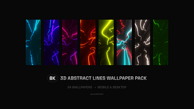 3D Abstract Line Wallpaper Pack 3d abstract download freebie wallpaper