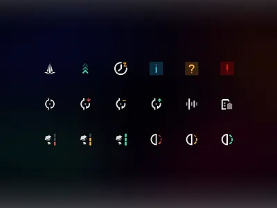 Sci-fi Game Iconography #02 icon icon library icon pack