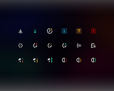 Sci-fi Game Iconography #02 icon icon library icon pack