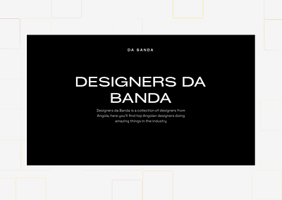 Designers da Banda branding design figma figmadesign graphic design logo productdesign typography ui ux
