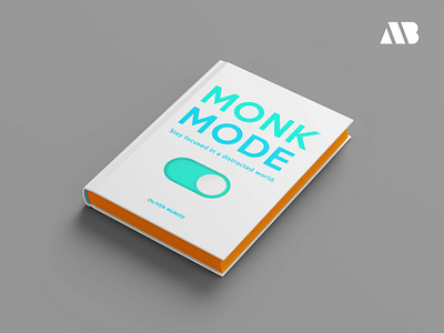 Monk Mode Self-Help Book Cover Design acx cover book cover branding cover design ebook cover graphic design kdp book cover kindle book cover self help book