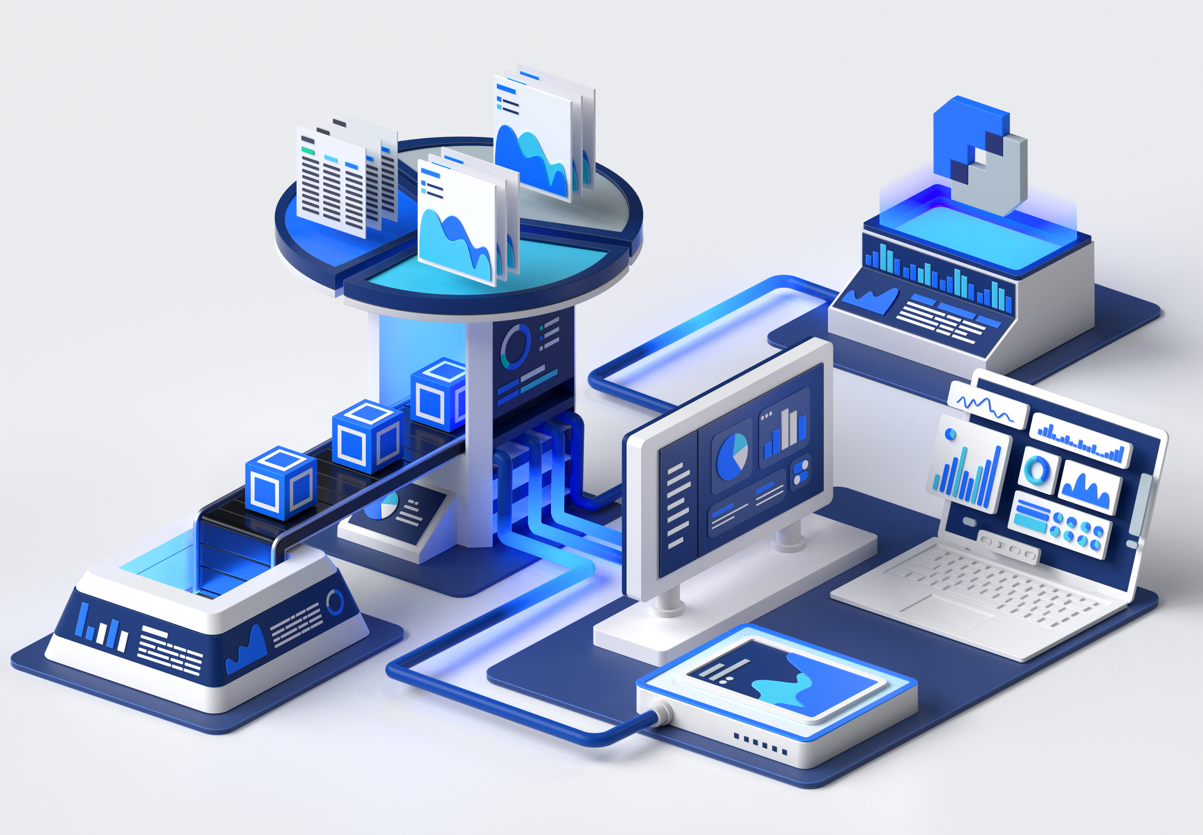 3D Graphic for Biss-net.com 3d 3danimation 3dart animation b3d blender blender3d branding c4d cinema4d colorful design geometric illustration loop motion render set simple uiux