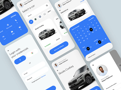 Rent a car design graphic design ui user experience user interface ux web design