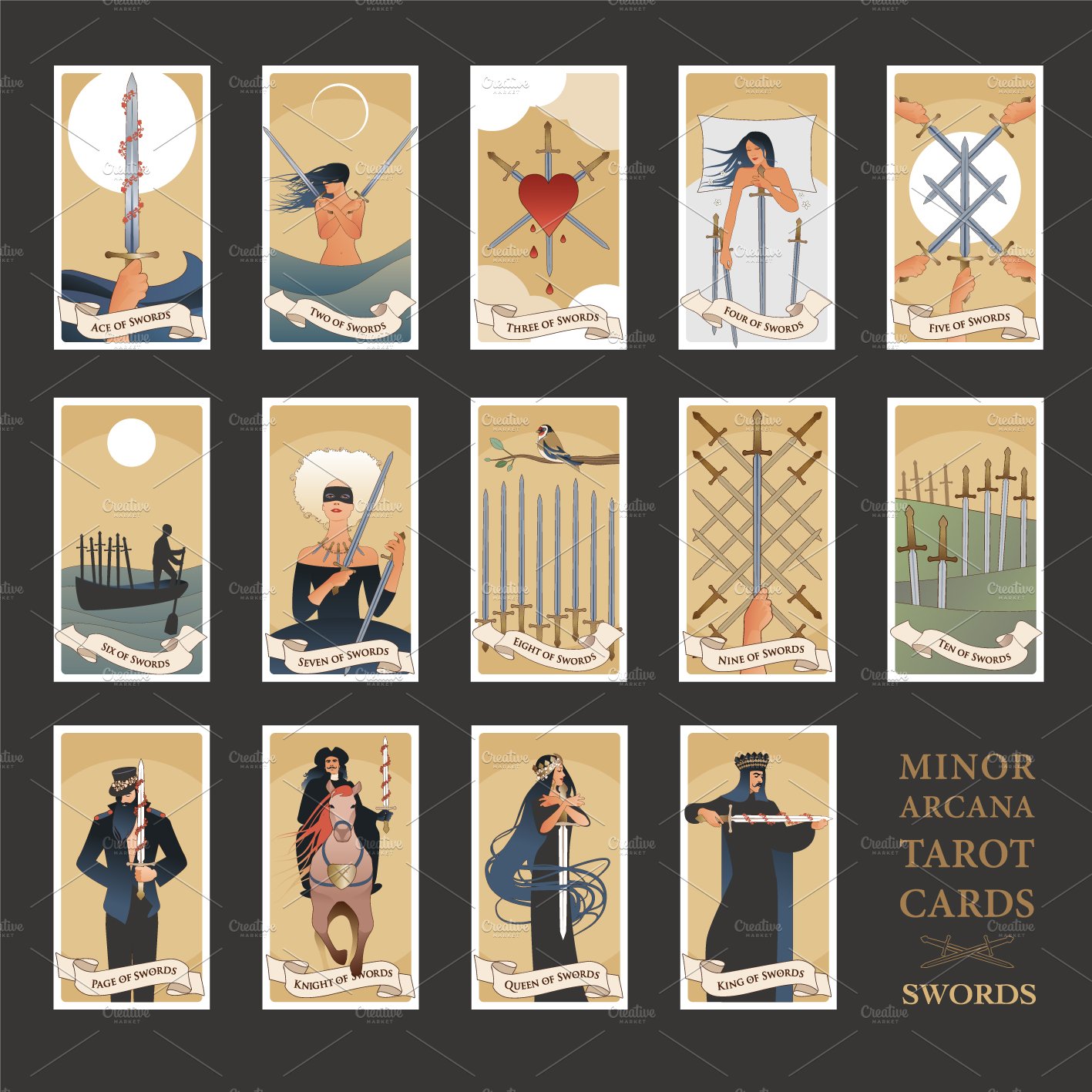 Complete Tarot. 78 Cards by La Inspiratriz on Dribbble