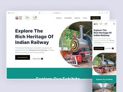🚂 National Rail Museum Redesign re design responsive ui website
