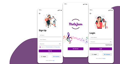 Daily UI #001 - Sign Up app logo signup typography ui