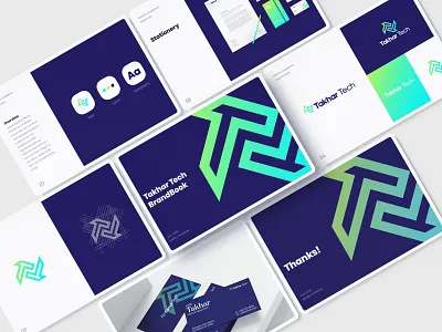 Takhar Tech Brand Guideline adobe illustrator brand guideline branding business logo business logo design design graphic design illustration logo logo design photoshop vector