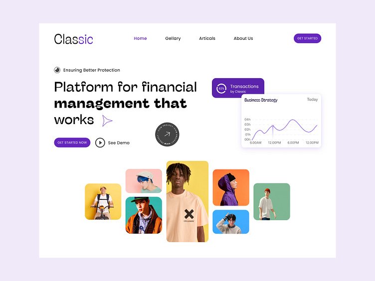 Banner Section Design by Prodhan Chandra Shill on Dribbble