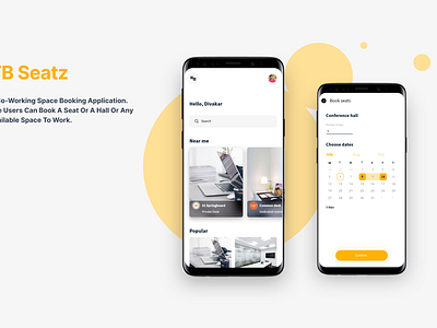 Workspace booking application app booking co working coworking design figma seats booking sketch table booking workspace booking xd
