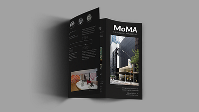 The Brochure of MoMA brochure editorial design graphic design museum