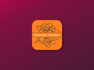 App Icon - Daily Designs (Day 5) app branding daily day5 design graphic design illustration logo mental health minimal personality psyche hound ui vector
