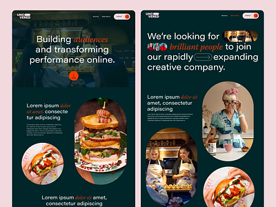 Uncovered - Tik Tok Partner Website content creators rebrand tiktok ui ux web web design website design