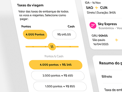 Flight App Cards branding design illustration ui ux