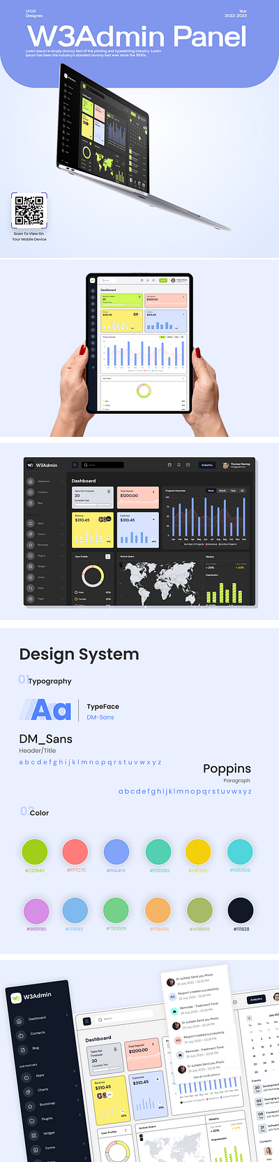 W3Admin - Modern Admin Dashboard Bootstrap Template creative design product design template ui uiux website website design
