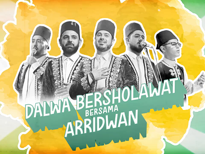 Dalwa Bersholawat Concert feat Arridwan | LED Tron Visual 2d animation after effect animation broadcast bumper concert concert visual design event islamic motion motion graphics retro tron visual visual tron