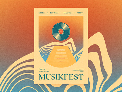 MUSIKFEST – Poster Artwork artwork fest festival greece illustration music musik poster vinyl