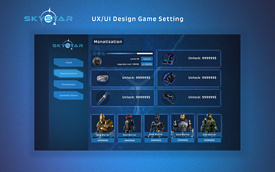 UX/UI Game Design design figma game design logo ui ux