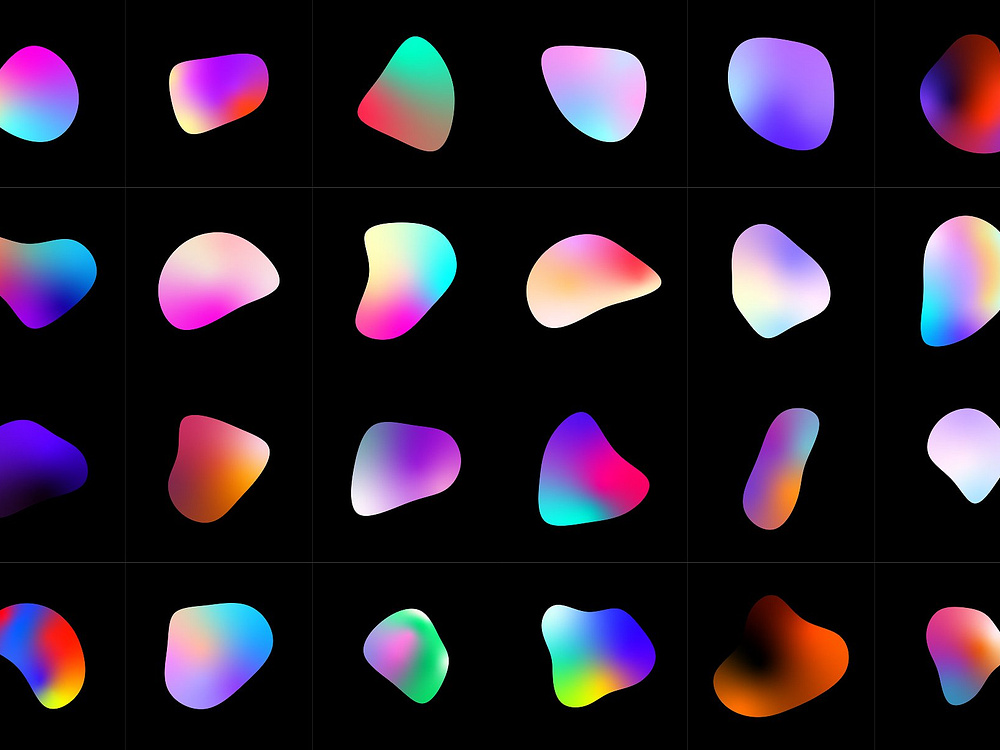 Animated Grainy Gradient Blobs by kuro on Dribbble