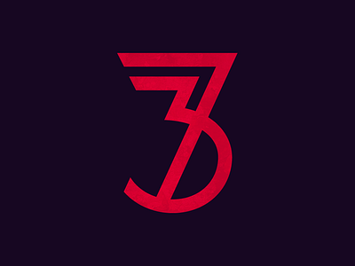 37 37 birthday digits graphic design lettering logo monogram number