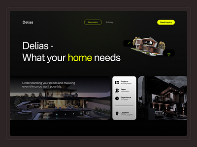 Make your House feel like a Home - UI Concept for Website design ui ui design ux ux design web design website website design website ui design