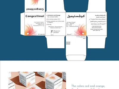 Congestimol Product Packaging branding design graphic design logo typography