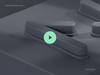 Netguru Homepage Animation 3d animation background blender header motion graphics octane video webdesign