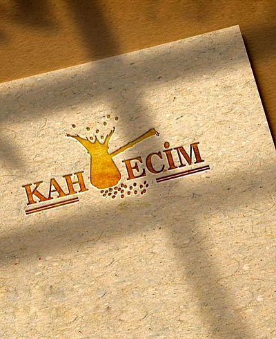 Cafe logo design animation branding coffee design draw graphic design illustration kahve kahvecim logo photoshop ıllustrator