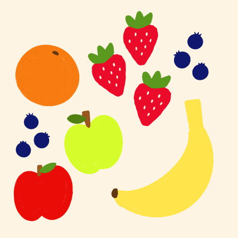 Fruit animation illustration motion graphics