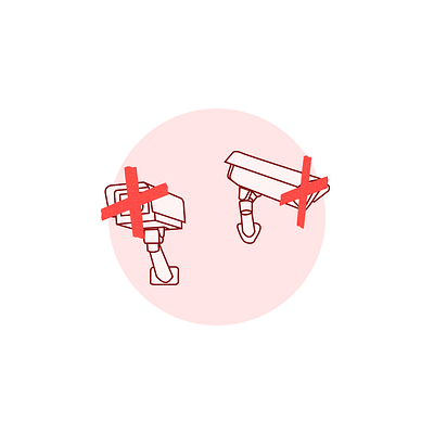 Privacy cctv illustration privacy spot illustration surveillance
