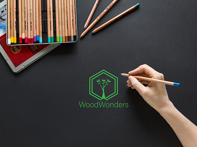Wood Wonders Logo Design bestlogo branding brandlogo design graphic design illustration logo logodesign vector