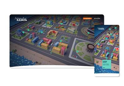 Charity of Kazan charity map ui webflow