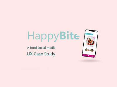 Happy Bite food social media case study graphic design interaction design ui user exprience desian ux ux design