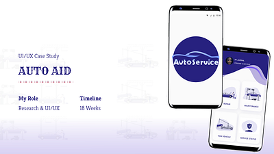 Auto Aid Services android automobile cars design designers mobile app product design prototype ui uiux user experience ux