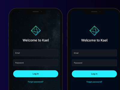 Kael - Login design login screen mobile app onboarding sign up ui ux