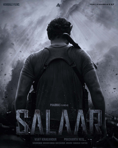 Salaar fanmade Poster Design art editing movie poster photo editing poster design salaar salaar poster