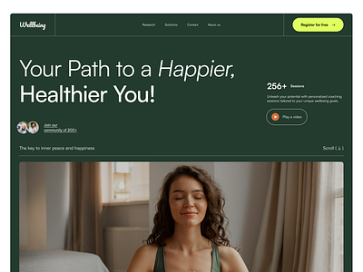Health and wellbeing website design design health ui ux web website wellbeing