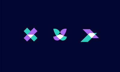 Diamond X branding graphic design logo