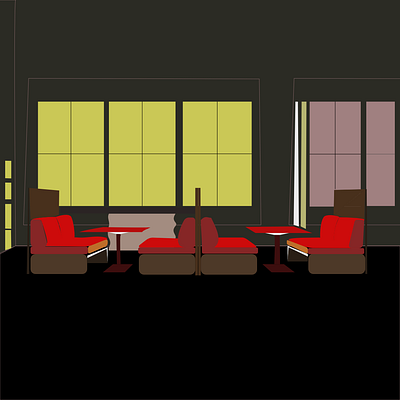 Nightcafe background design graphic design landscape llustration