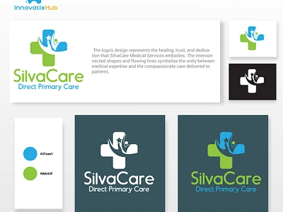 Hospital Logo - Silva Care (Direct Primary Care) advertising agency best advertising agency best logo designer branding care logo create logo graphic design hand logo homecare logo hospital logo innovatixhub logo logo maker logodesign medical logo medicine logo minimalist logo plus logo ui vector