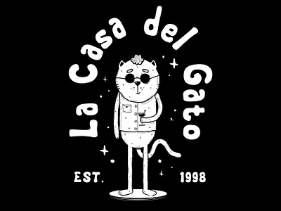 La Casa del Gato animation branding cat character design drawing gato graphic design illustration illustrator logo vector