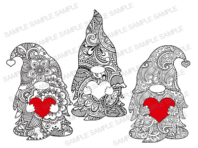 Gnomes - Mandala SVG animation gnomes mandala graphic design logo