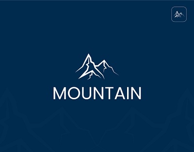 Minimalist mountain logo design concept. app icon app logo best logo branding logo logo design logo mark logo type logos minimalist logo minimalist mountain logo design mount logo